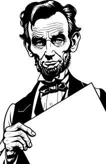 abraham-lincoln-holding-blank-sign