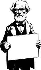 charles-darwin-holding-a-blank-sign