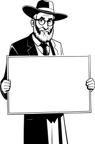 rabbi-holding-blank-sign
