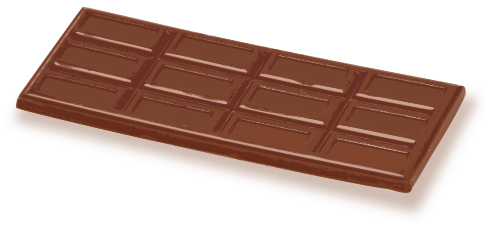 chocolate bar clipart - /food/desserts_snacks/chocolate/chocolate_bar