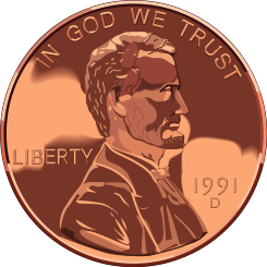 coin US penny 2