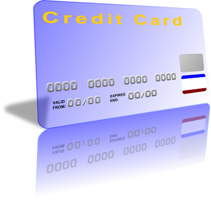 credit card blue