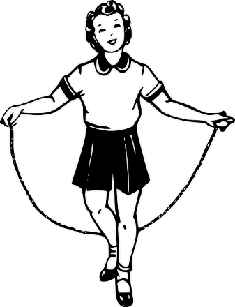 girl with jumprope