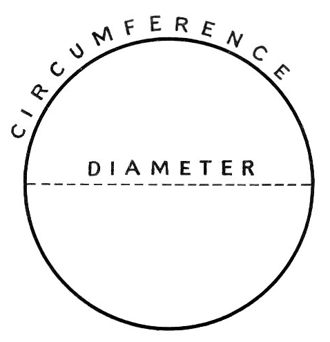 Circle radius circumference