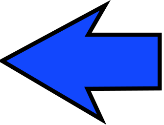 Arrow Sharp Blue Left -  Signs Symbol Arrows Arrow Large Sharp Arrow 