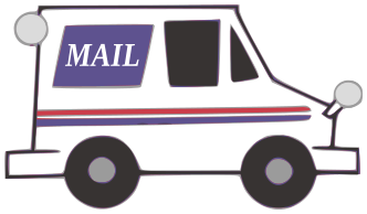 mail truck color