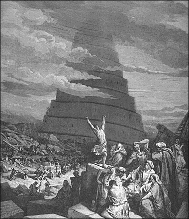 Confusion of Tongues  destruction of tower of Babel