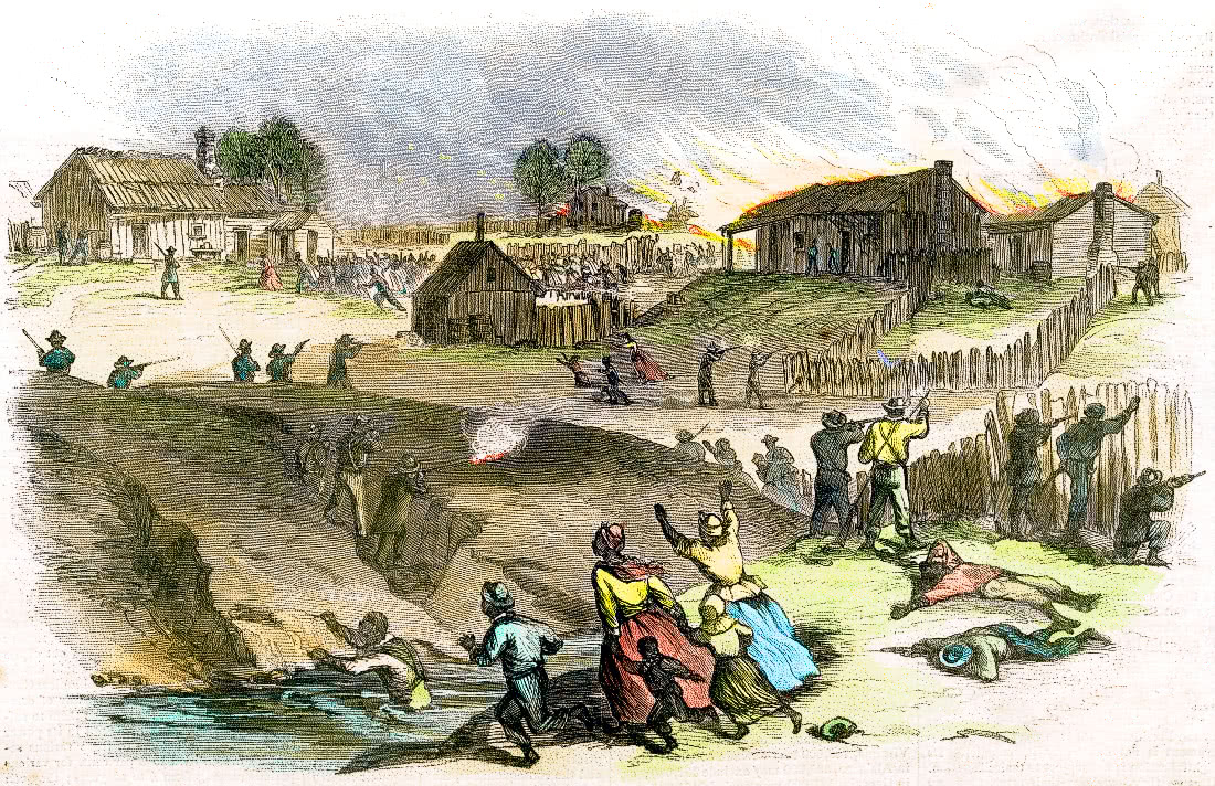 Black Americans attacked in Memphis Riot of 1866