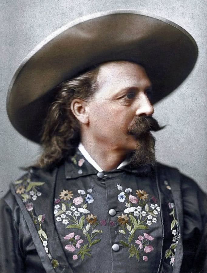 Buffalo Bill colorized portrait