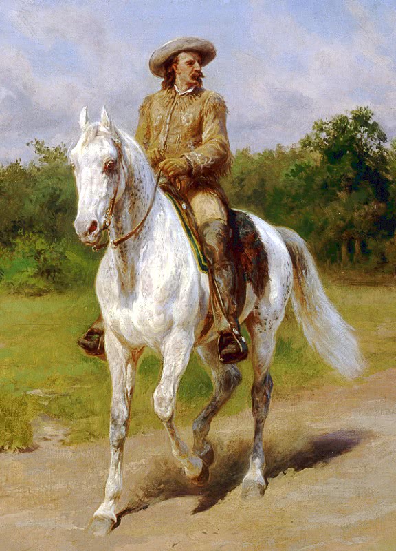 Buffalo Bill on horse