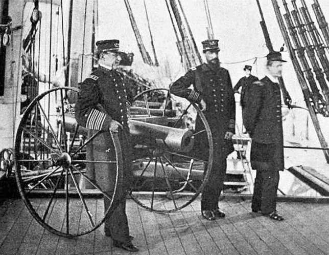 Farragut aboard USS Hartford