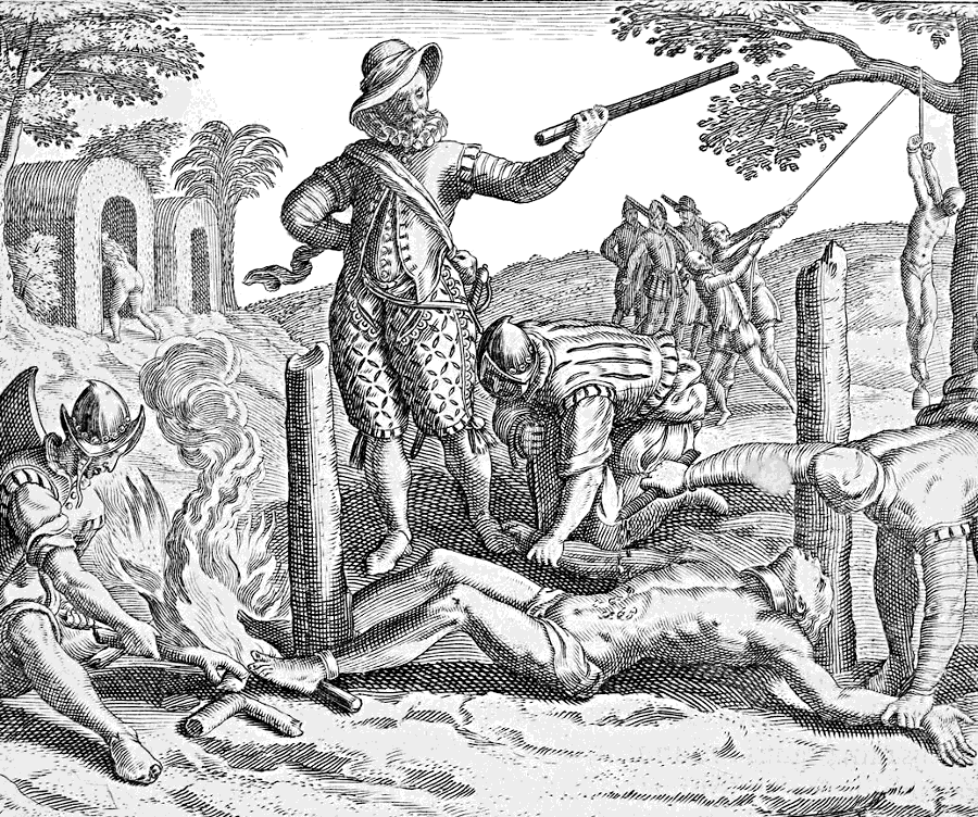 Spanish torture of natives 1520
