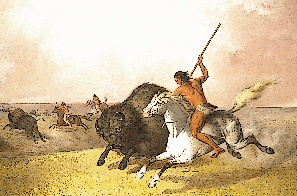 Buffalo Hunt on the Southwestern Prairie
