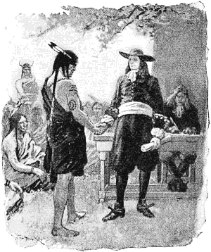Penn with Indians