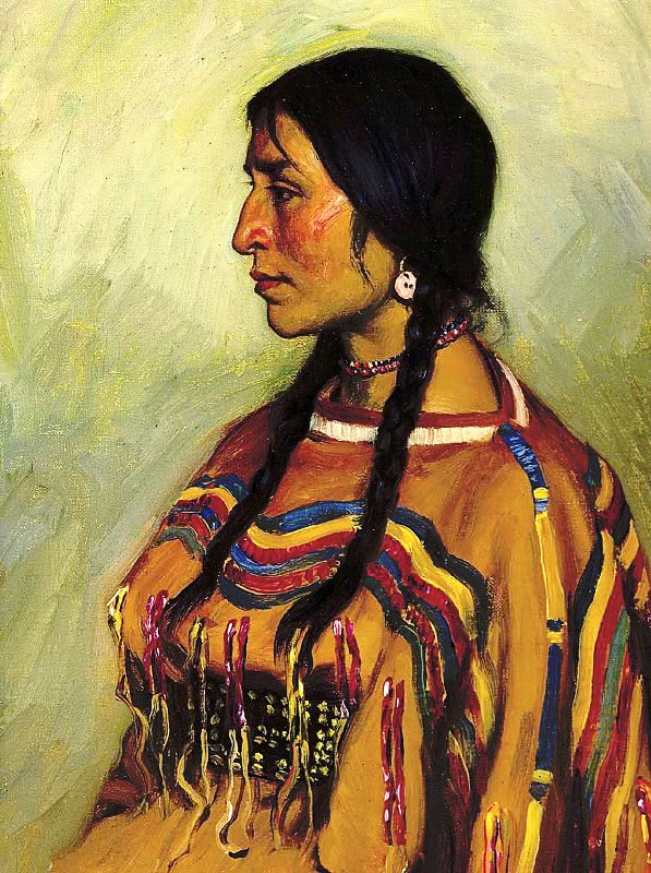 Blackfoot Indian girl