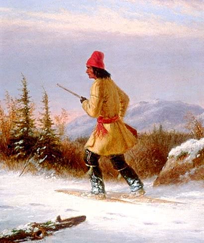 Huron hunter in winter