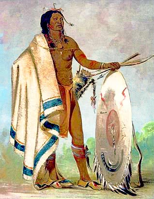 Smoked Shield  Kiowa warrior