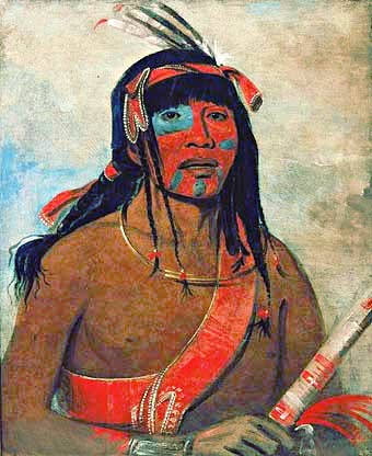 The Ottaway  Ojibwe Warrior 1835