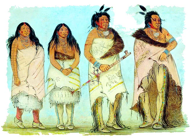 Pawneepict Chief Daughters and Warrior
