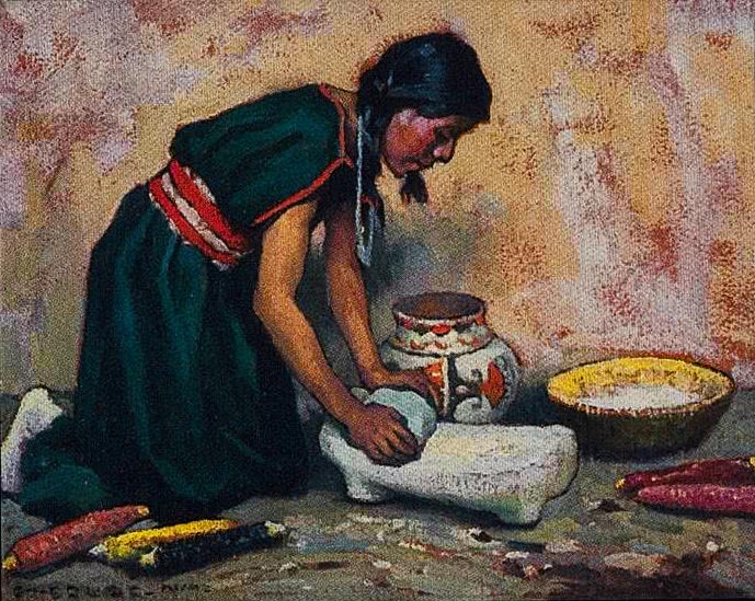 Pueblo Indian Woman