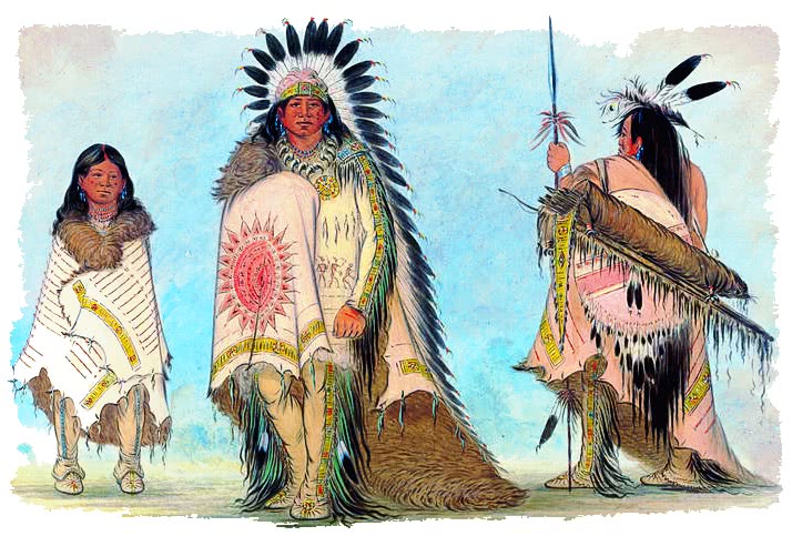 Sioux Chief Daughter and a Warrior