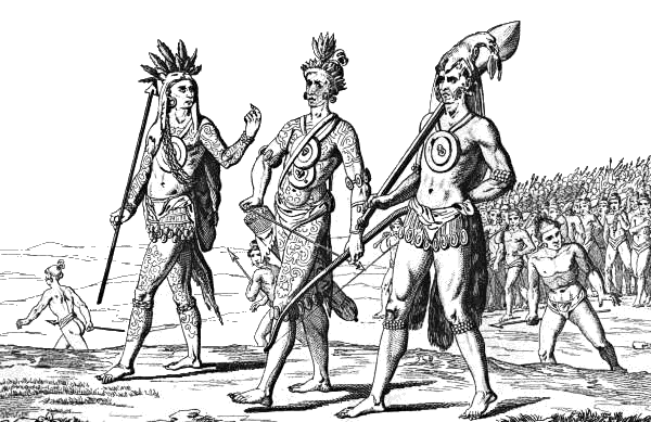 Timucua warriors
