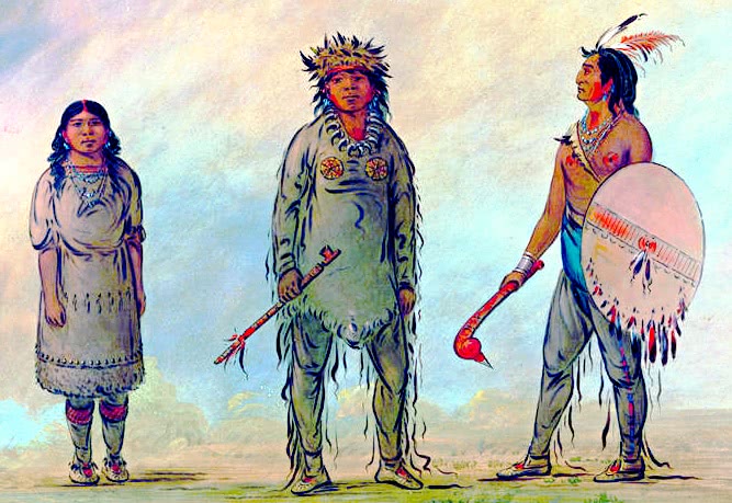Athapasca Chief His Wife and a Warrior