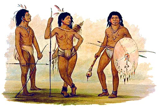 Puelchee Chief and warriors