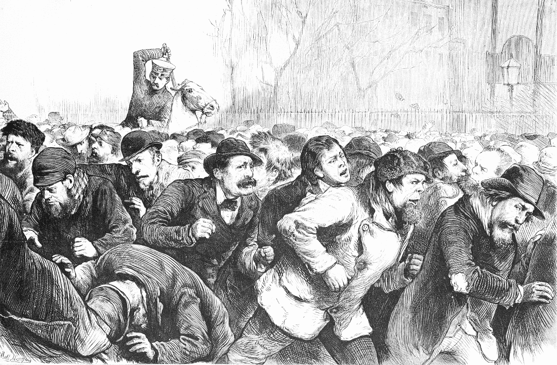 Tompkins square riot NY 1874