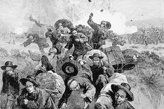 massacre of Chinese at Rock Springs 1885