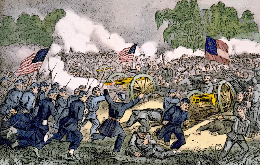 Battle of Gettysburg  Currier and Ives