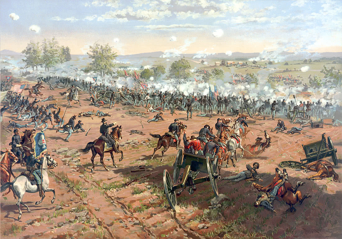 Battle of Gettysburg  Thulstrup