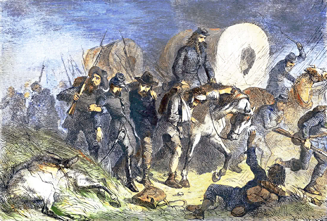 Confederate retreat from Shiloh