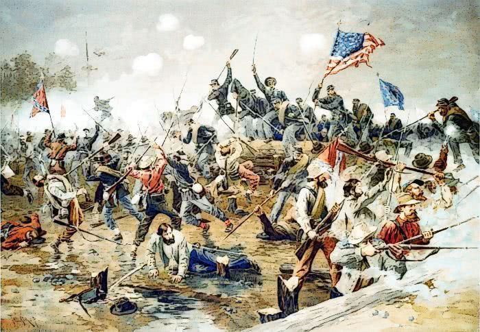 battle of Spotsylvania  Thulstrup