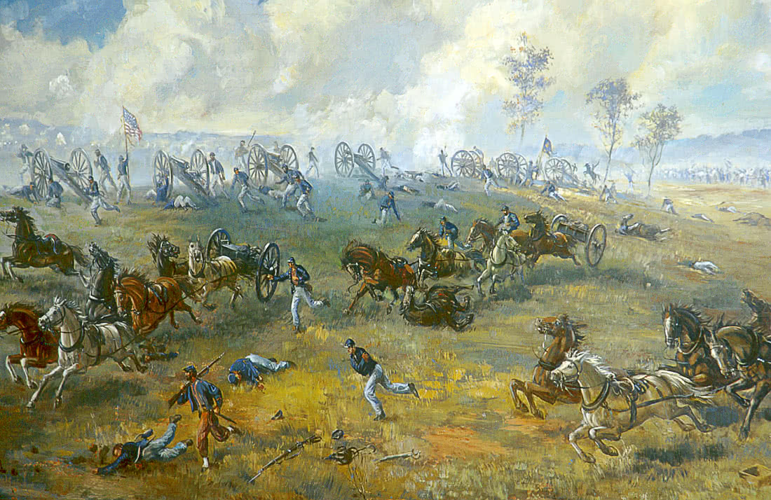 Capture of Ricketts battery first battle of Bull Run