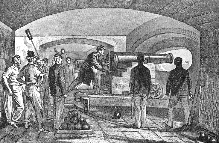 first gun fired from Fort Sumter