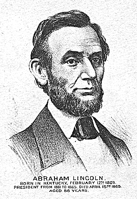 Abraham Lincoln card