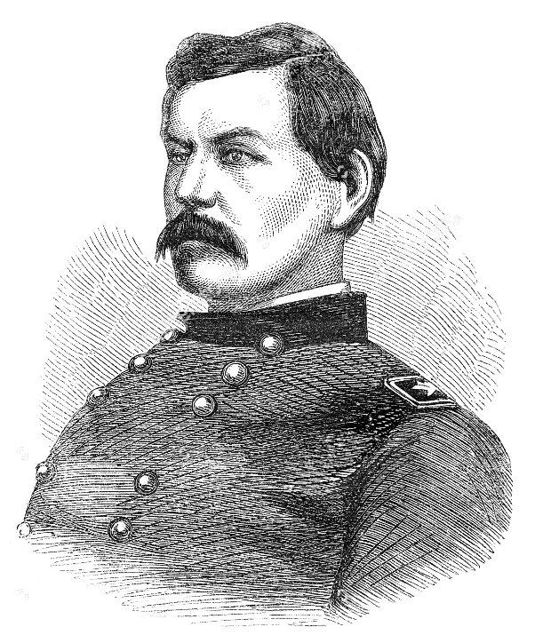 General George McClellan lineart