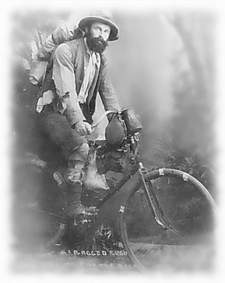 Cycling goldminer 1895