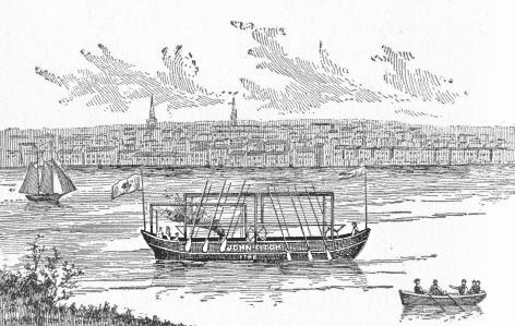 John Fitchs steamboat at Philadelphia
