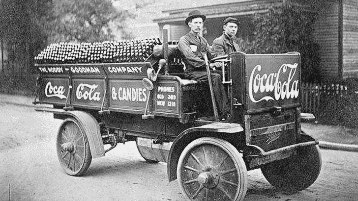 soda delivery truck 1909