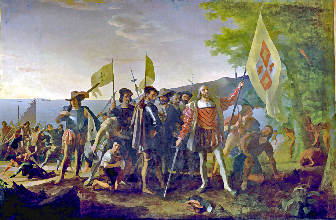 Landing of Columbus in West Indies 1492