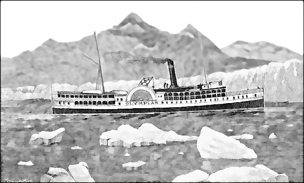 Alaska bought in 1853 coastal scene