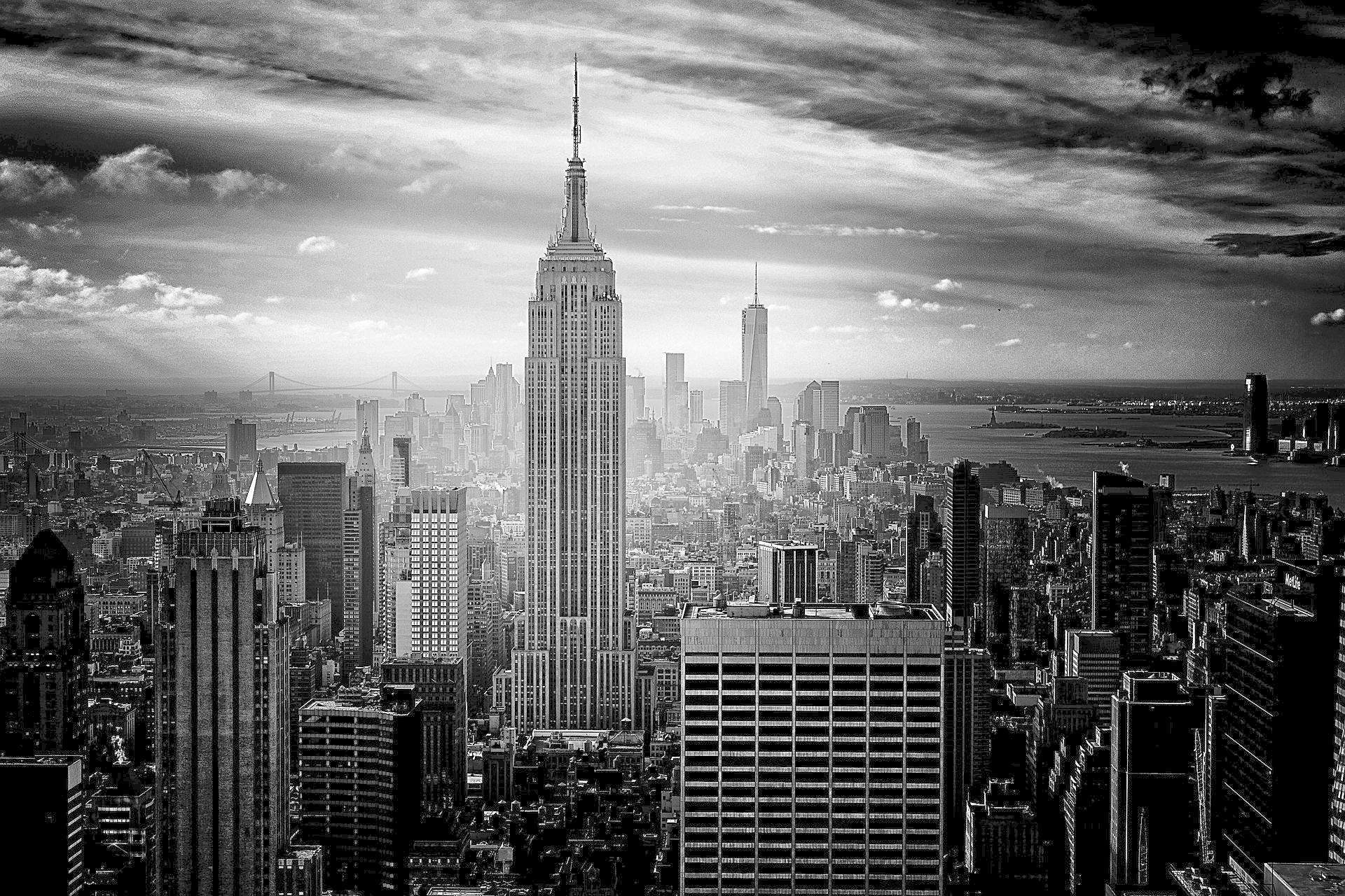 Empire State Building BW