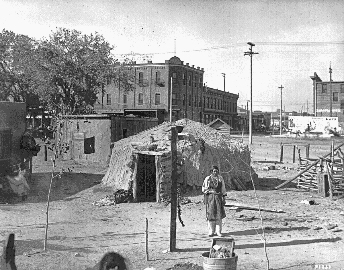 Indian enclave in Albuquerque 1912