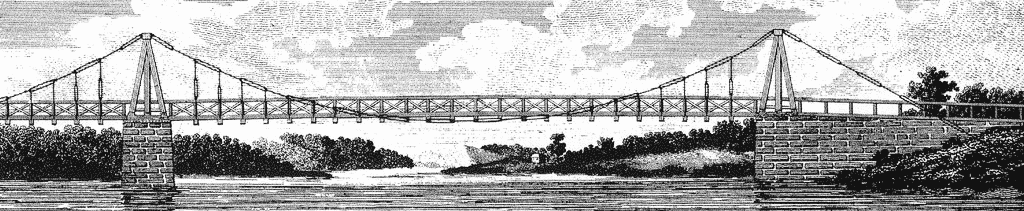 Jacobs Creek suspension bridge 1801