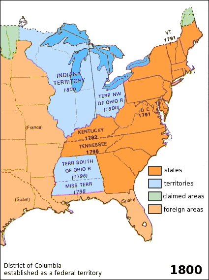 us territories 1800