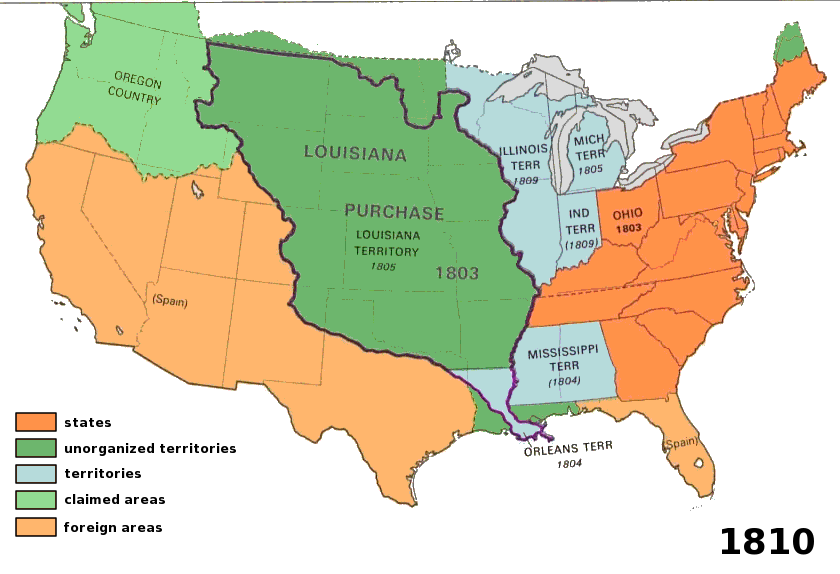 us territory 1810