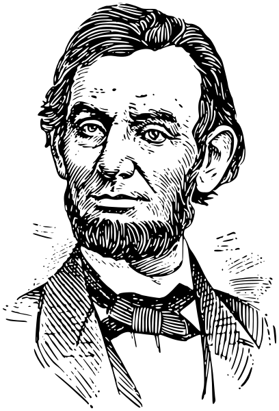 Abraham Lincoln lineart