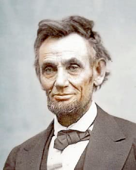 abraham lincoln colorized
